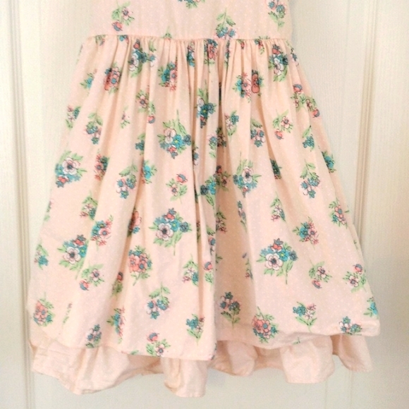 Laura Ashley London Pink Floral Dress Size 6 - Picture 5 of 10